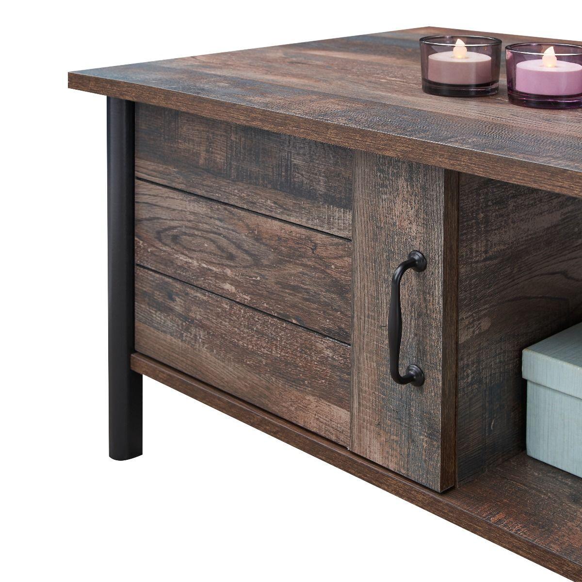 Willow Dark Oak Coffee Table allhomely