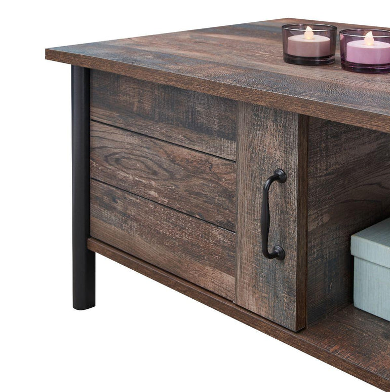 Willow Dark Oak Coffee Table allhomely