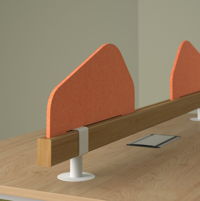 Worktable acoustic screen panel for tool rail - Office Products Online