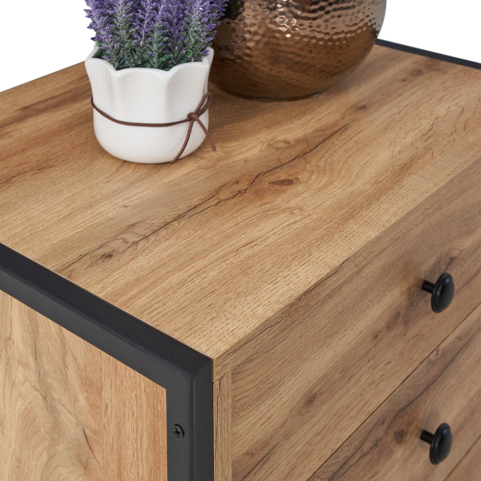 Zahra Nightstand Drawers allhomely