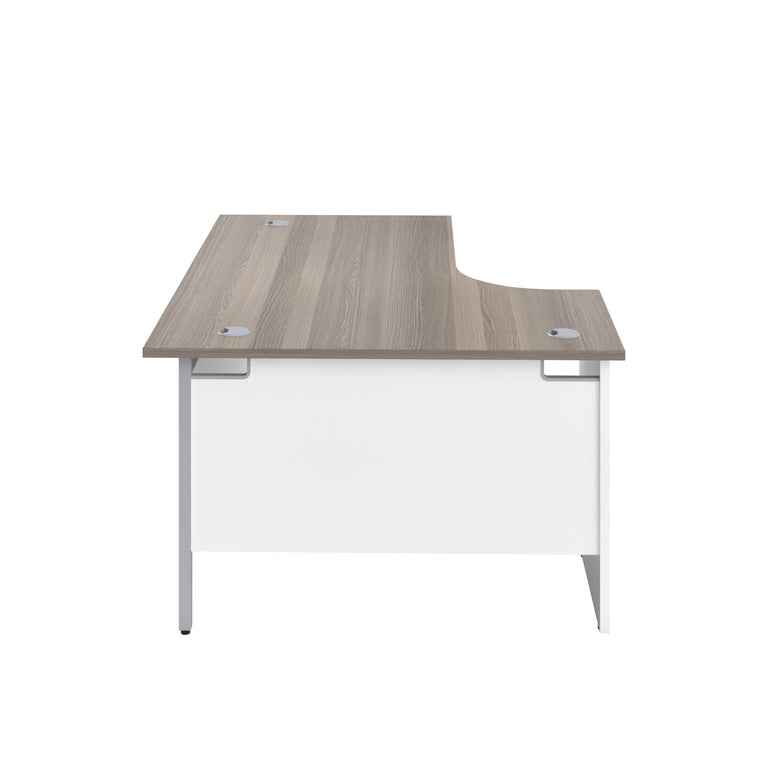 TC Panel Plus Left Hand 1800mm Crescent Desk