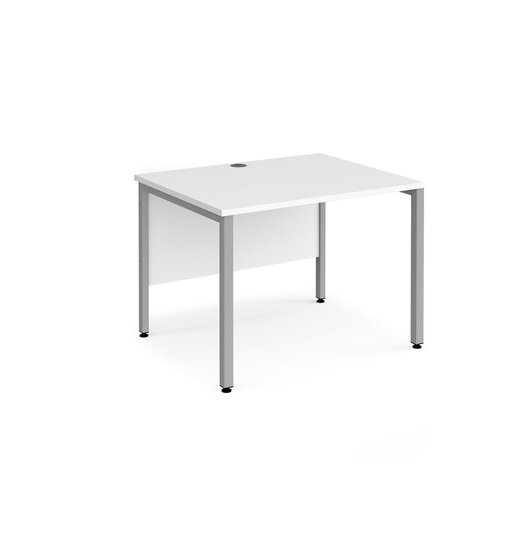 Maestro 25 bench leg straight desk 800 deep - Office Products Online