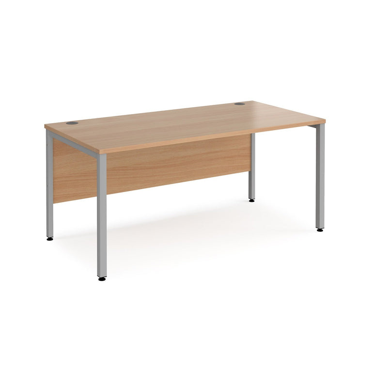 Maestro 25 bench leg straight desk 800 deep - Office Products Online