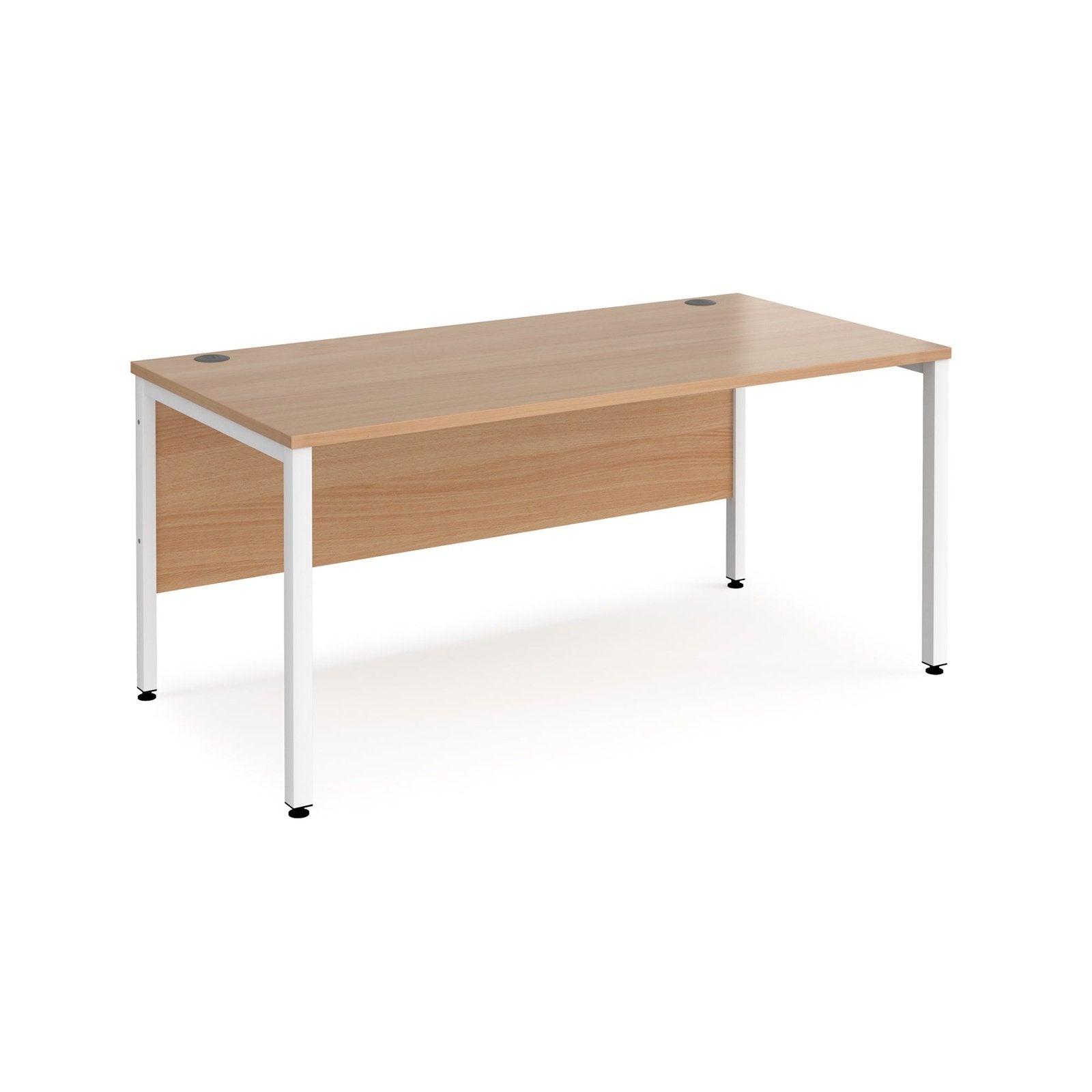 Maestro 25 bench leg straight desk 800 deep - Office Products Online