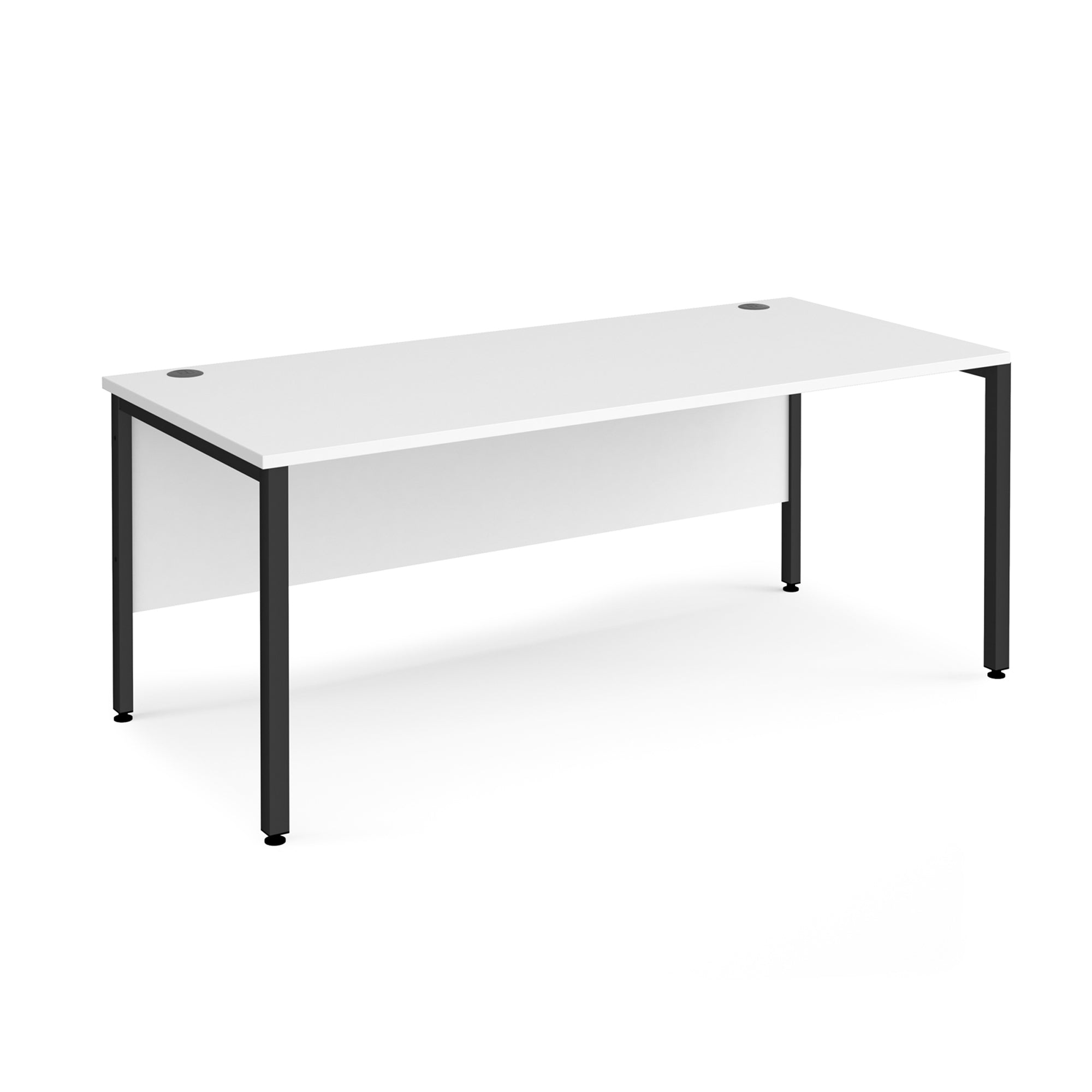 Maestro 25 bench leg straight desk 800 deep - Office Products Online