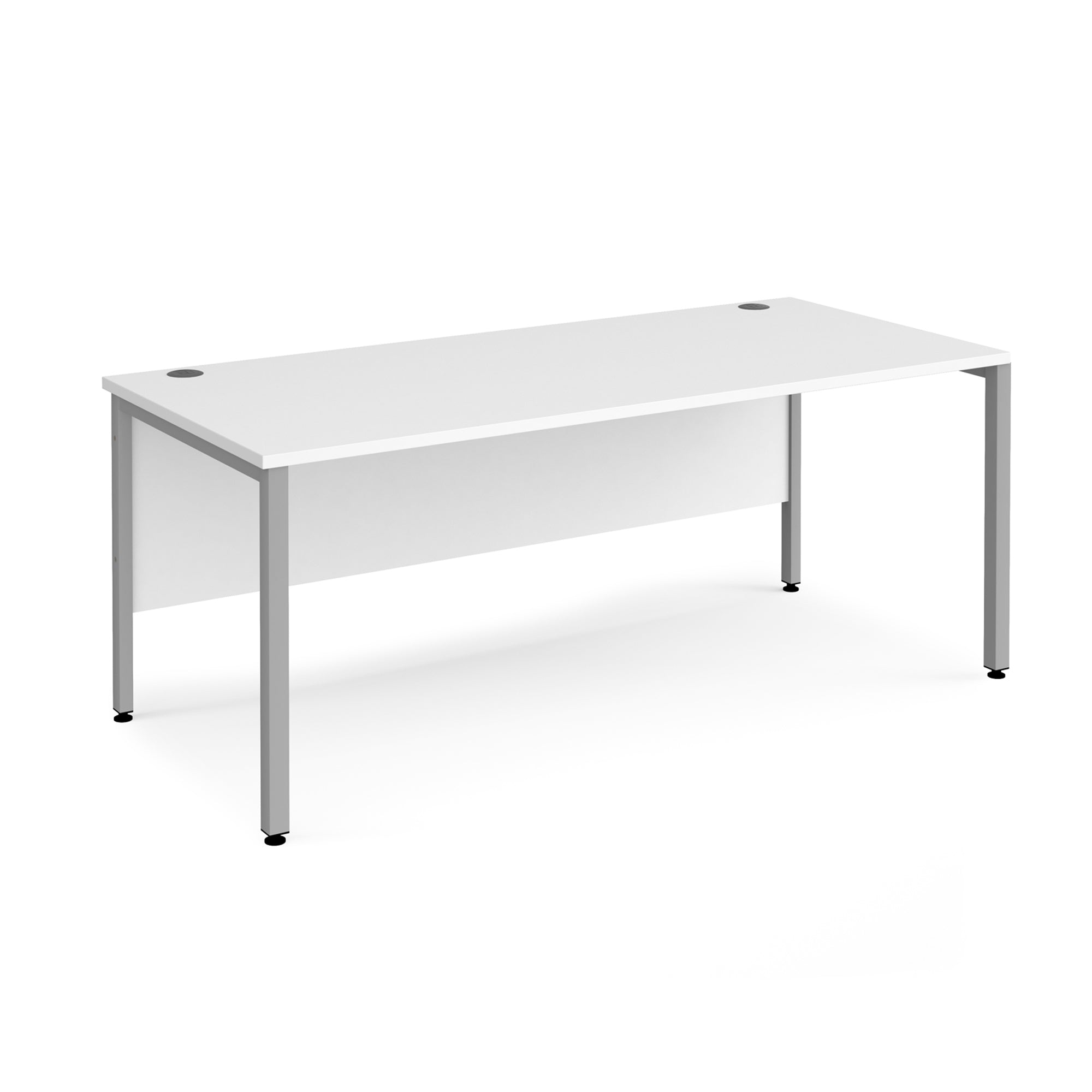 Maestro 25 bench leg straight desk 800 deep - Office Products Online