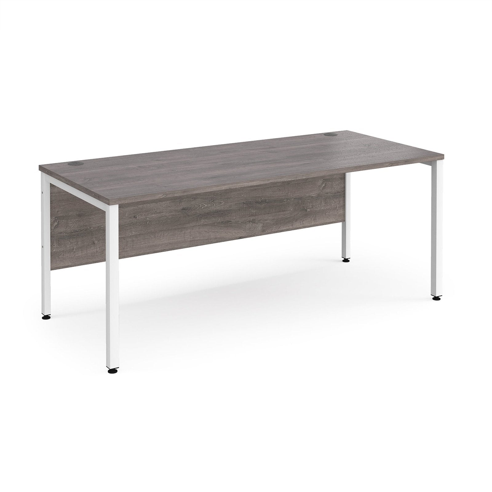 Maestro 25 bench leg straight desk 800 deep - Office Products Online