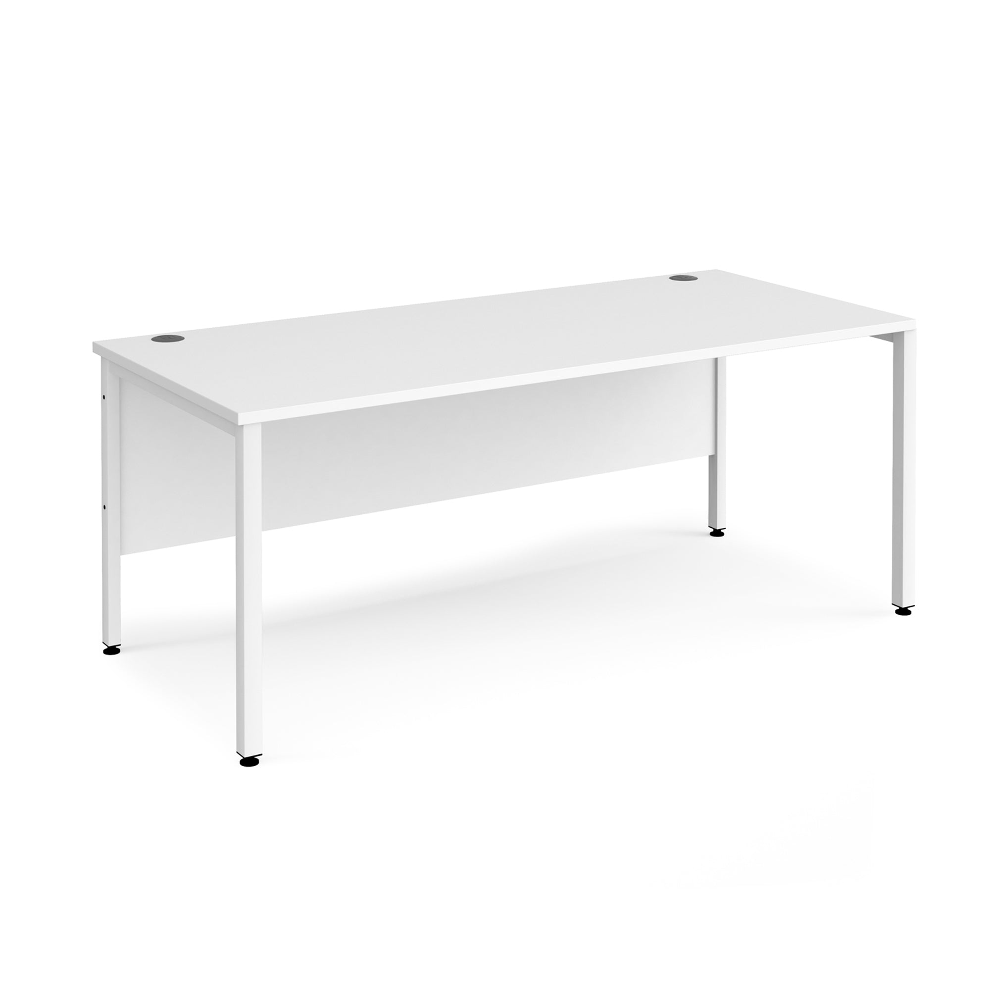 Maestro 25 bench leg straight desk 800 deep - Office Products Online