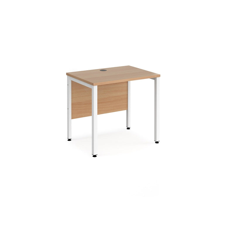 Maestro 25 bench leg straight desk 600 deep - Office Products Online