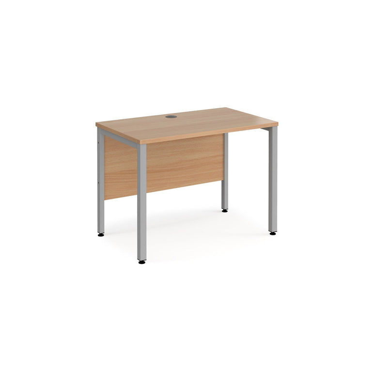 Maestro 25 bench leg straight desk 600 deep - Office Products Online