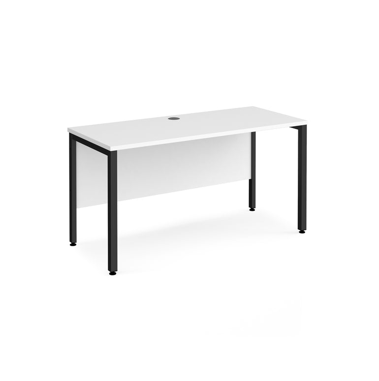 Maestro 25 bench leg straight desk 600 deep - Office Products Online
