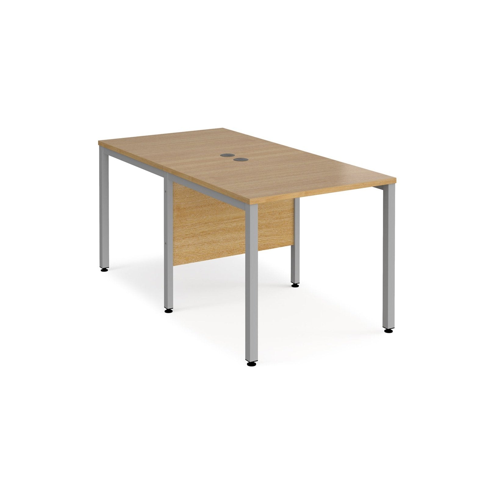 Maestro 25 bench leg to back straight desks 1600 deep - Office Products Online