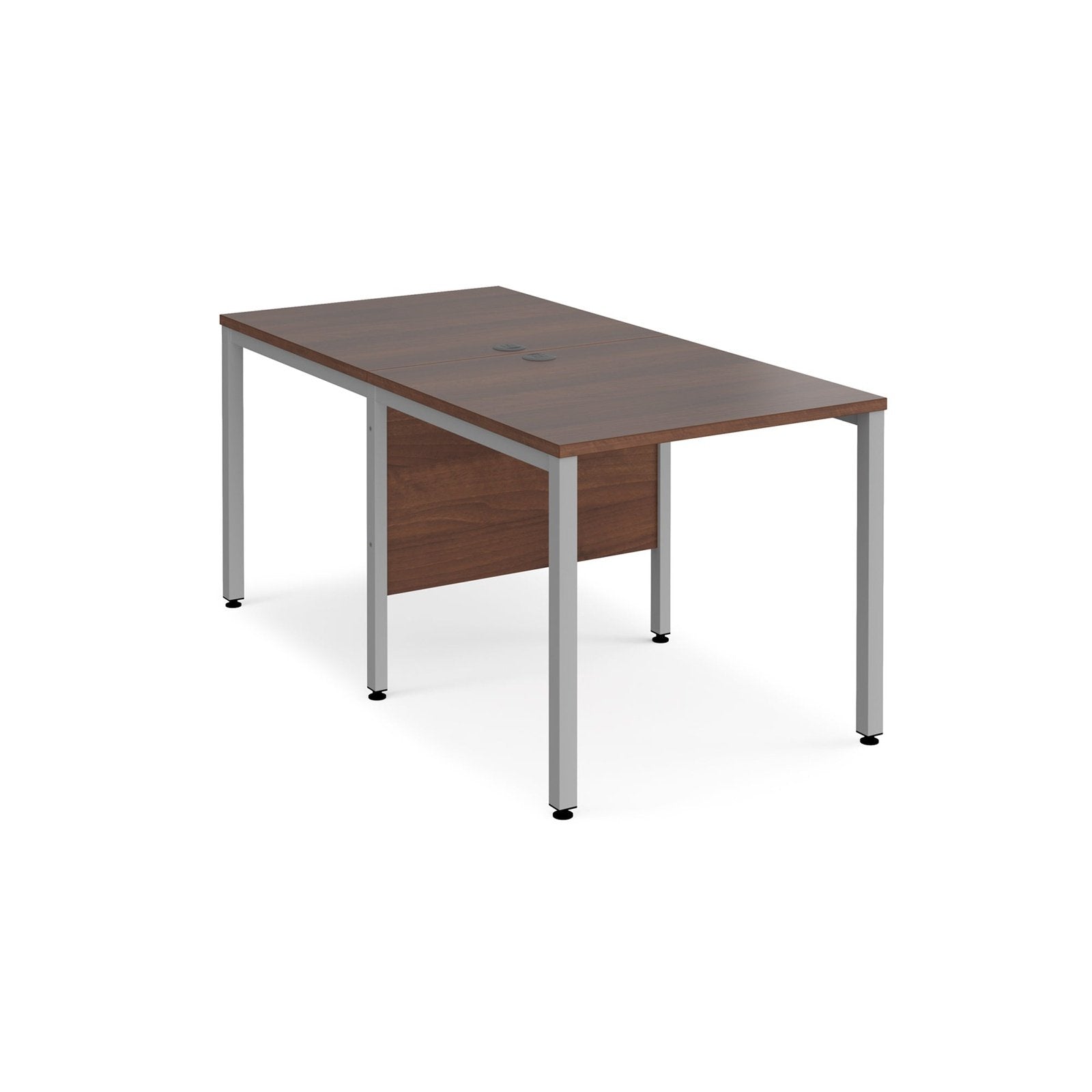 Maestro 25 bench leg to back straight desks 1600 deep - Office Products Online