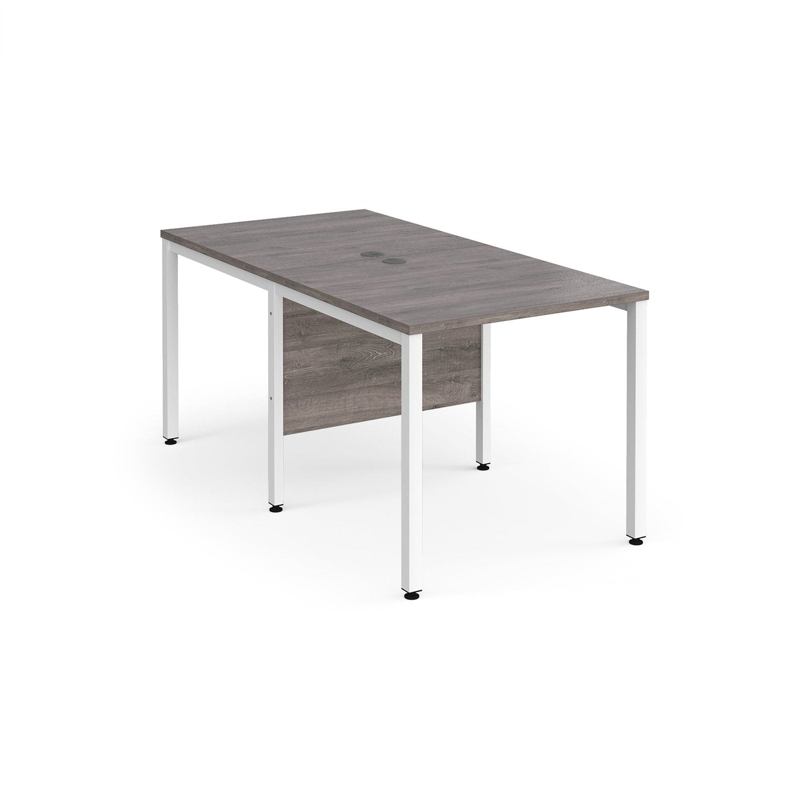 Maestro 25 bench leg to back straight desks 1600 deep - Office Products Online