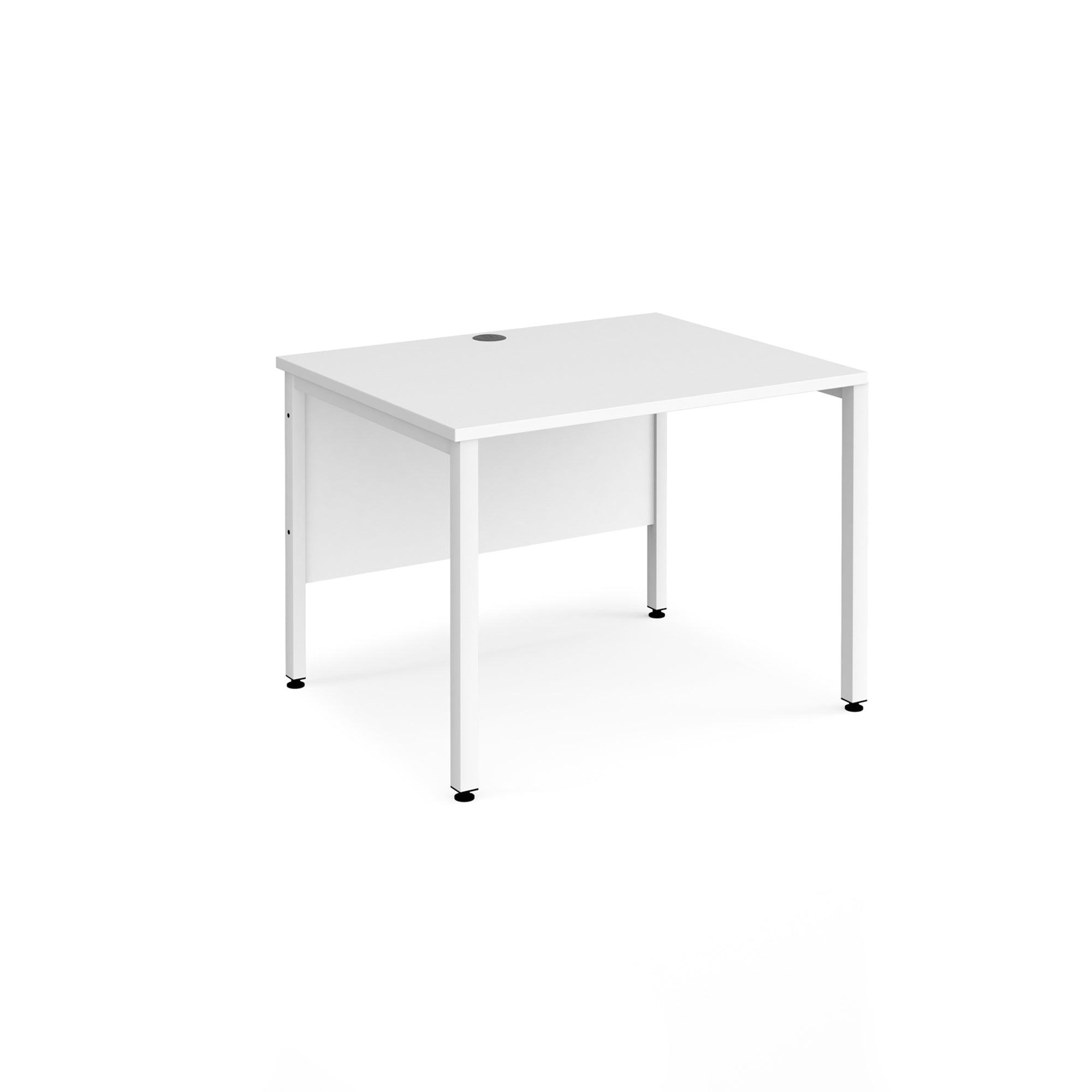 Maestro 25 bench leg straight desk 800 deep - Office Products Online