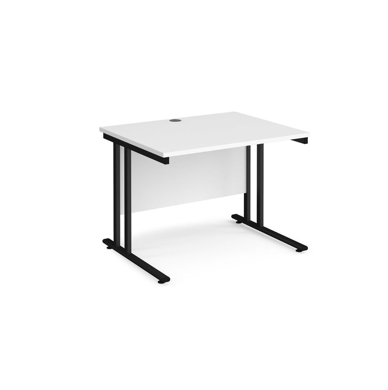 Maestro 25 cantilever leg straight desk 800 deep - Office Products Online