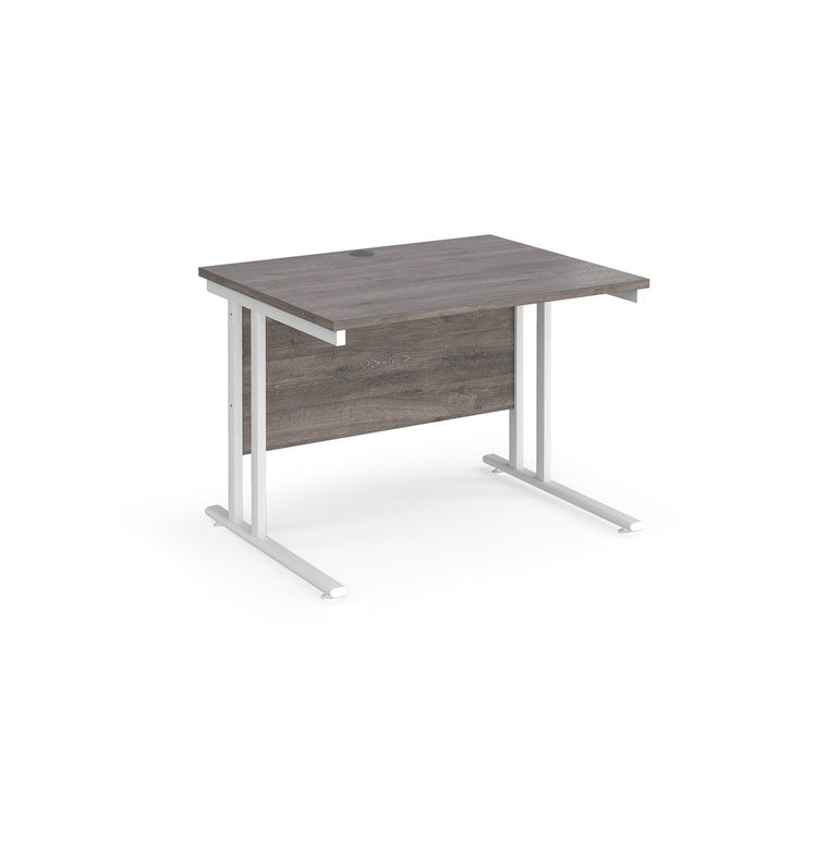 Maestro 25 cantilever leg straight desk 800 deep - Office Products Online