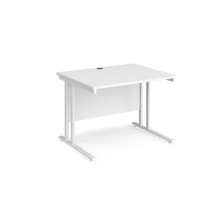 Maestro 25 cantilever leg straight desk 800 deep - Office Products Online