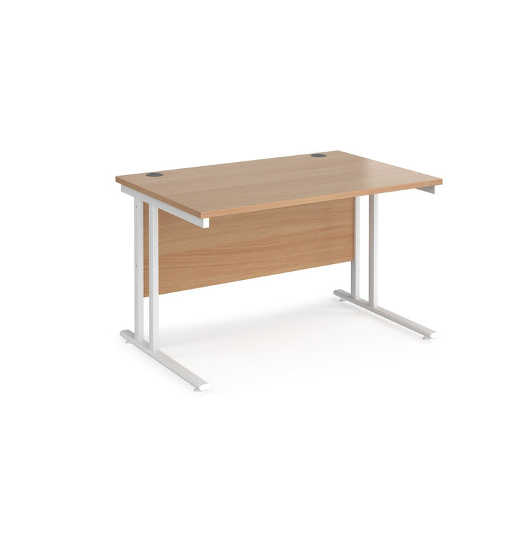 Maestro 25 cantilever leg straight desk 800 deep - Office Products Online