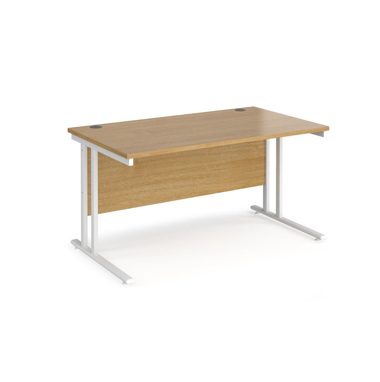 Maestro 25 cantilever leg straight desk 800 deep - Office Products Online