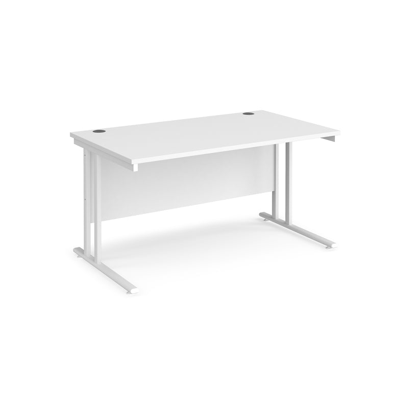 Maestro 25 cantilever leg straight desk 800 deep - Office Products Online