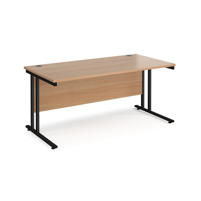 Maestro 25 cantilever leg straight desk 800 deep - Office Products Online