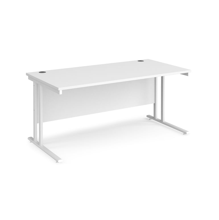 Maestro 25 cantilever leg straight desk 800 deep - Office Products Online