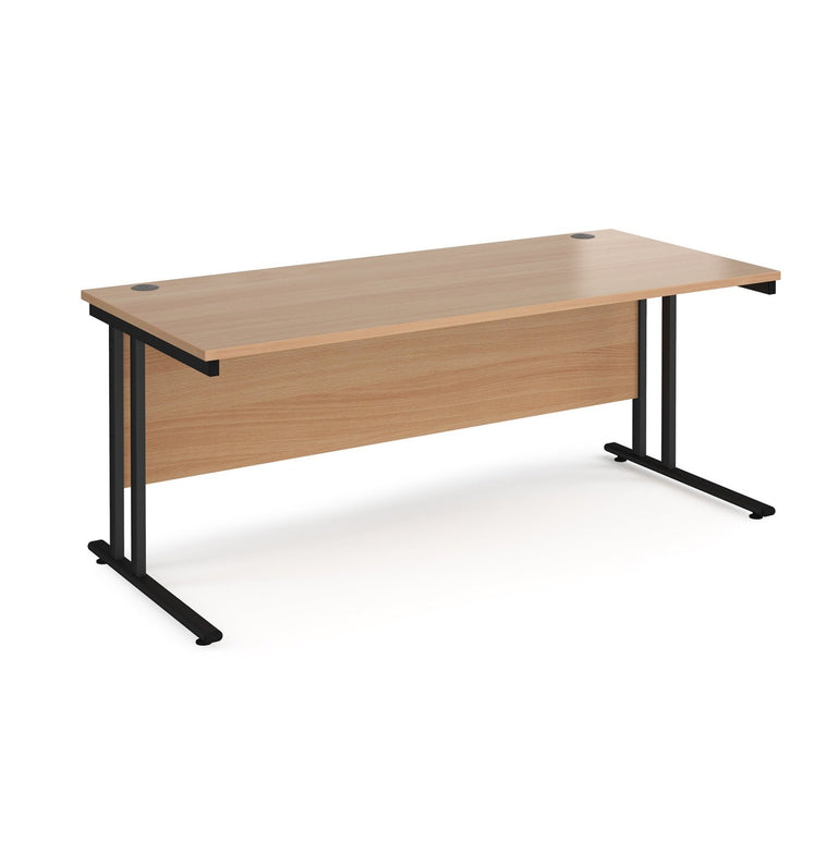 Maestro 25 cantilever leg straight desk 800 deep - Office Products Online