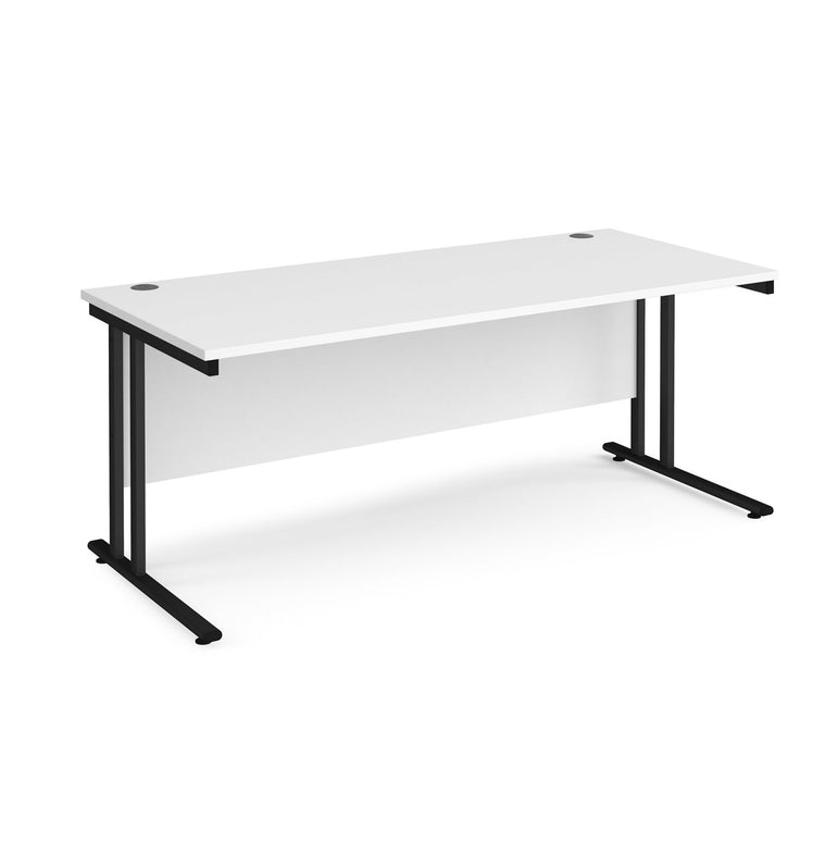 Maestro 25 cantilever leg straight desk 800 deep - Office Products Online