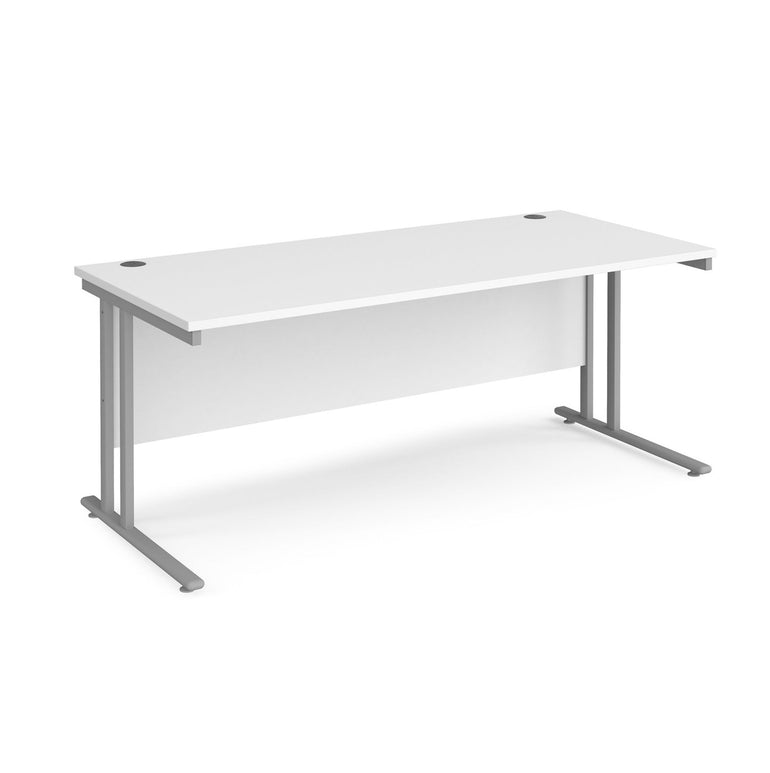 Maestro 25 cantilever leg straight desk 800 deep - Office Products Online