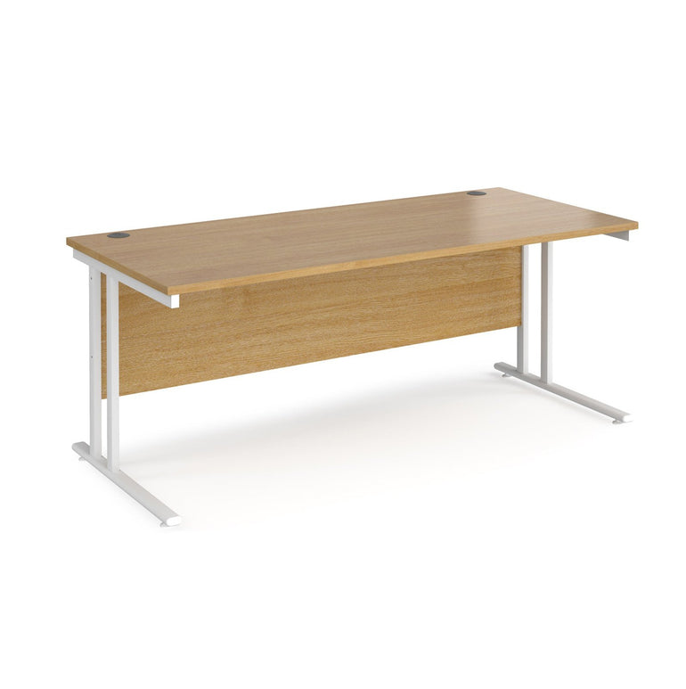 Maestro 25 cantilever leg straight desk 800 deep - Office Products Online