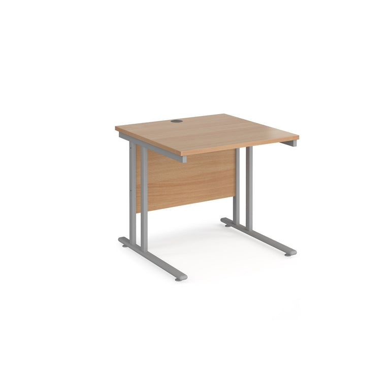 Maestro 25 cantilever leg straight desk 800 deep - Office Products Online