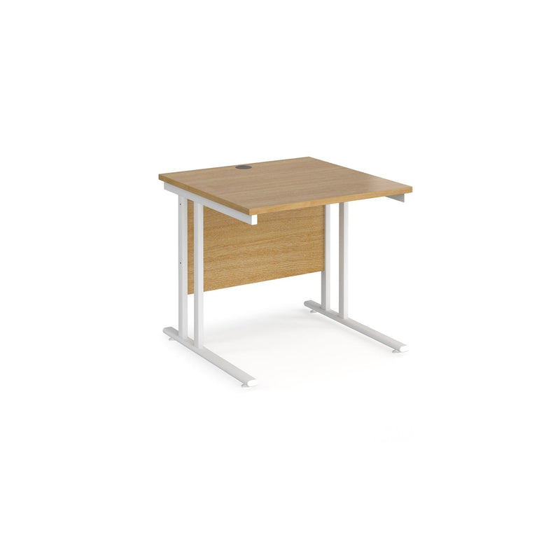 Maestro 25 cantilever leg straight desk 800 deep - Office Products Online