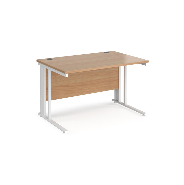 Maestro 25 cable managed leg straight desk 800 deep - Office Products Online