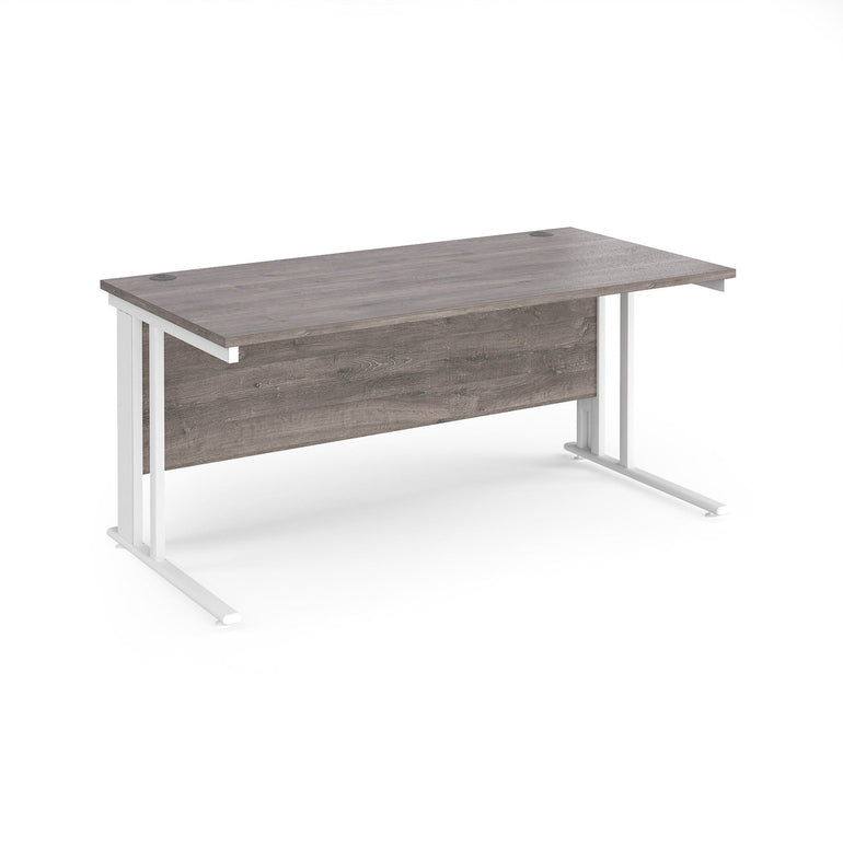 Maestro 25 cable managed leg straight desk 800 deep - Office Products Online