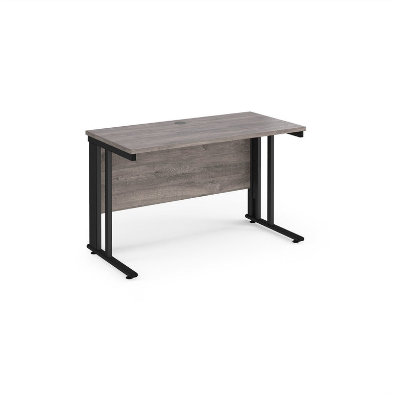 Maestro 25 cable managed leg straight desk 600 deep - Office Products Online