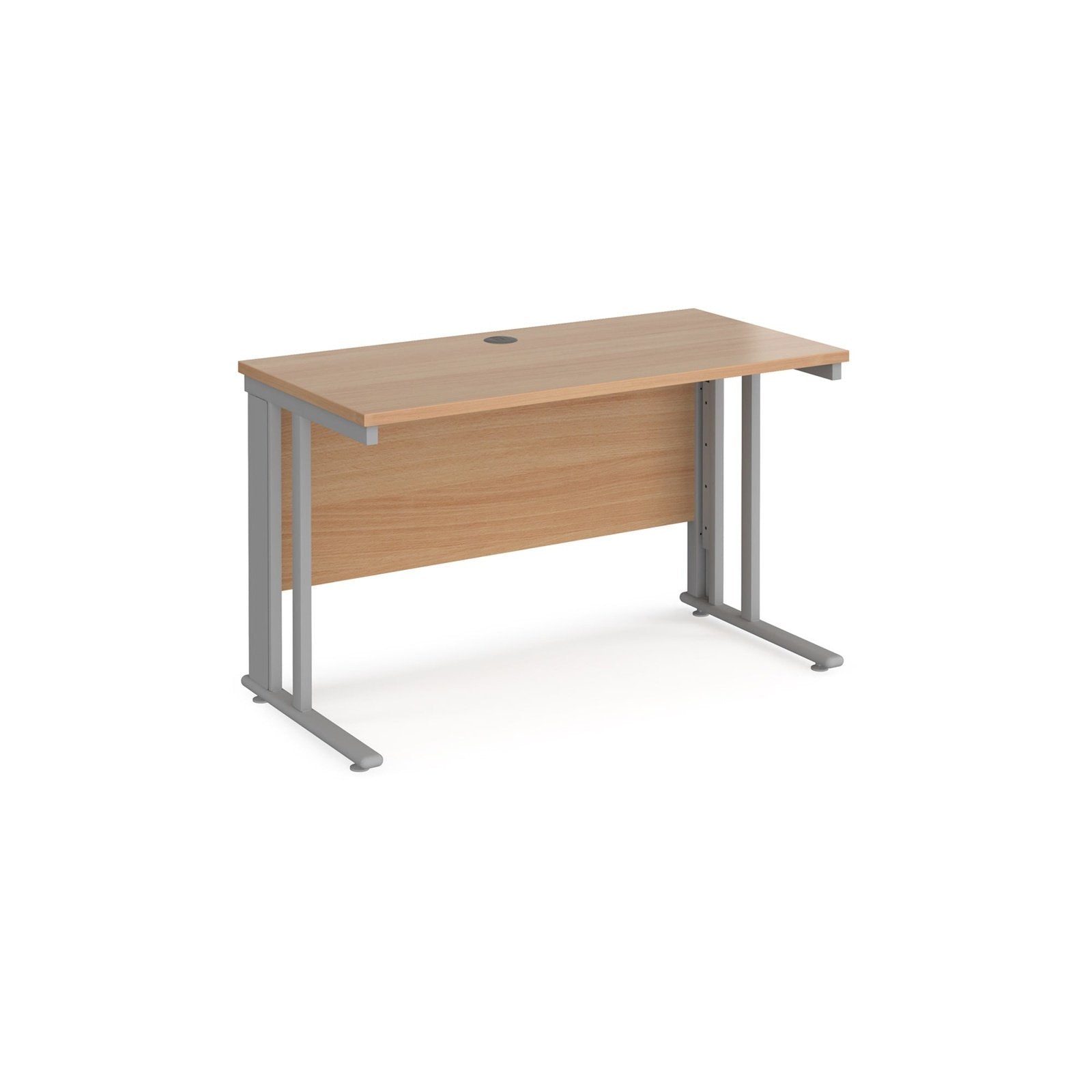 Maestro 25 cable managed leg straight desk 600 deep - Office Products Online