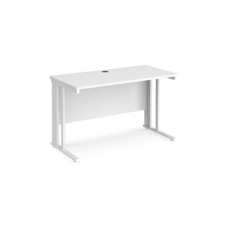 Maestro 25 cable managed leg straight desk 600 deep - Office Products Online