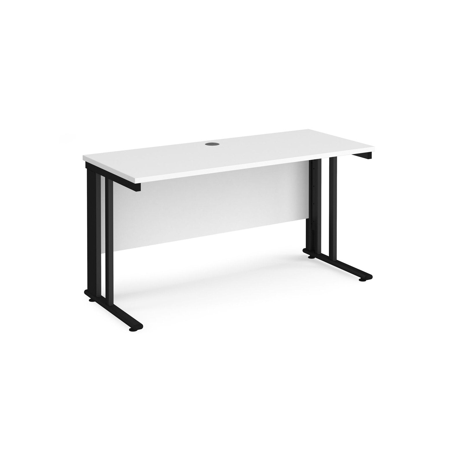 Maestro 25 cable managed leg straight desk 600 deep - Office Products Online