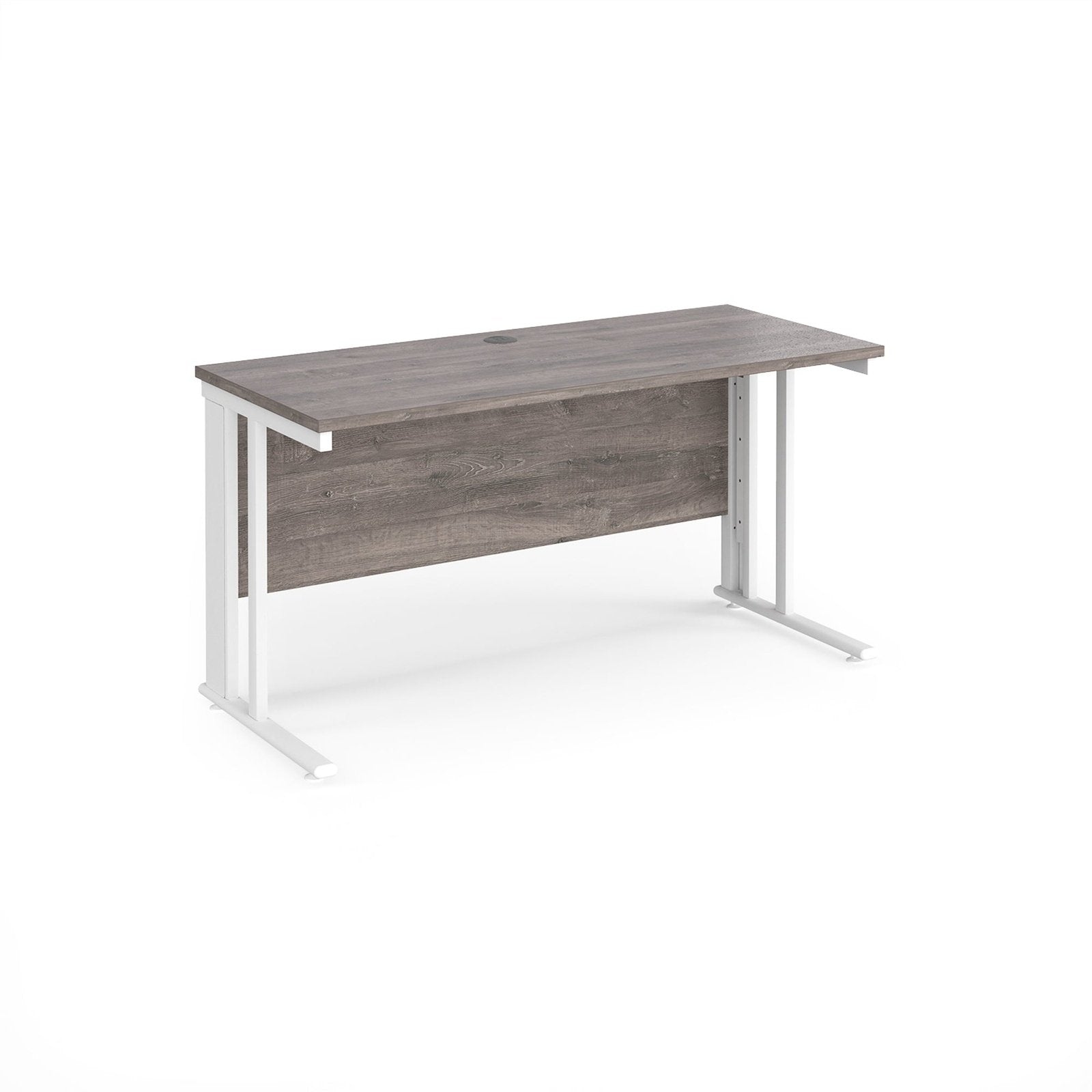 Maestro 25 cable managed leg straight desk 600 deep - Office Products Online