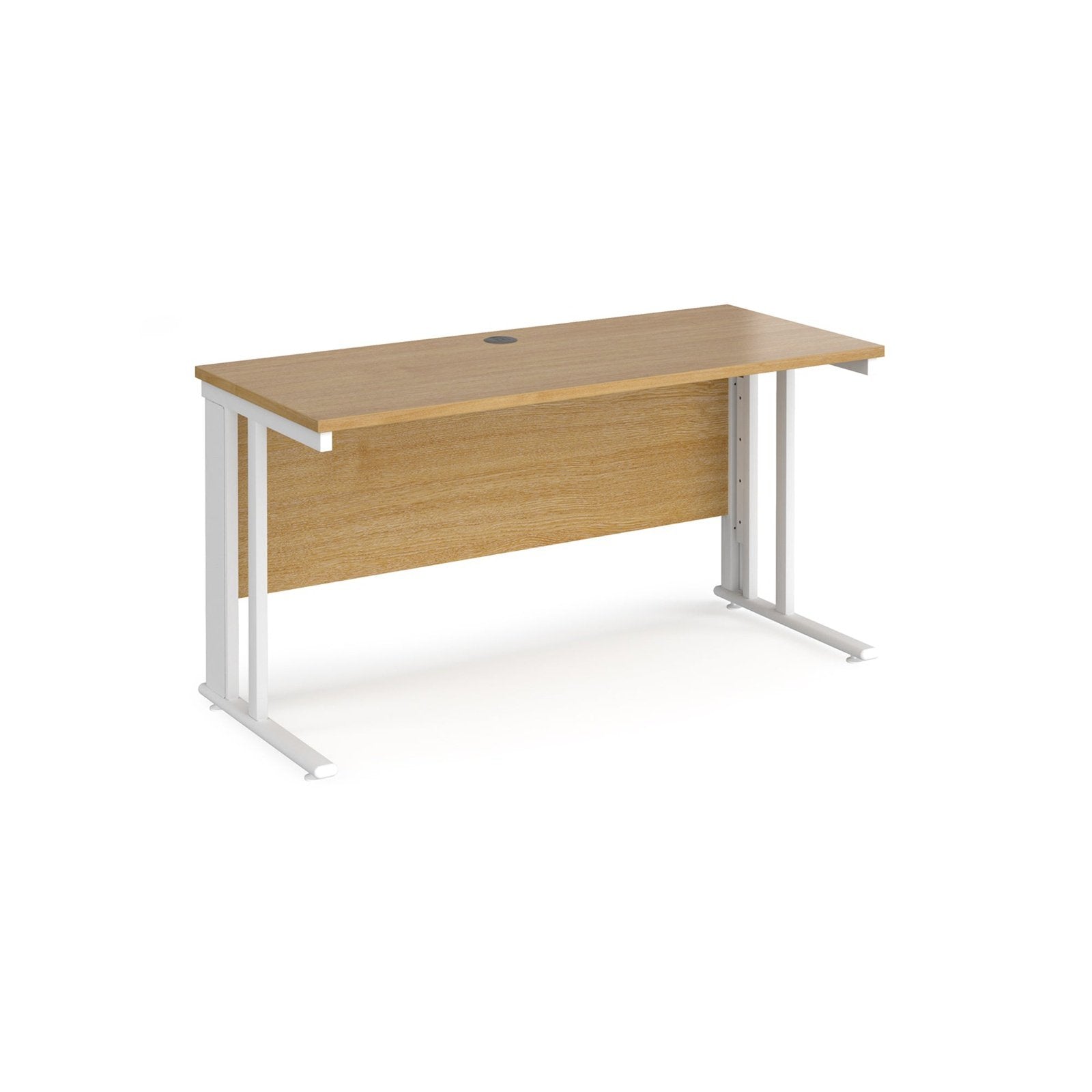 Maestro 25 cable managed leg straight desk 600 deep - Office Products Online