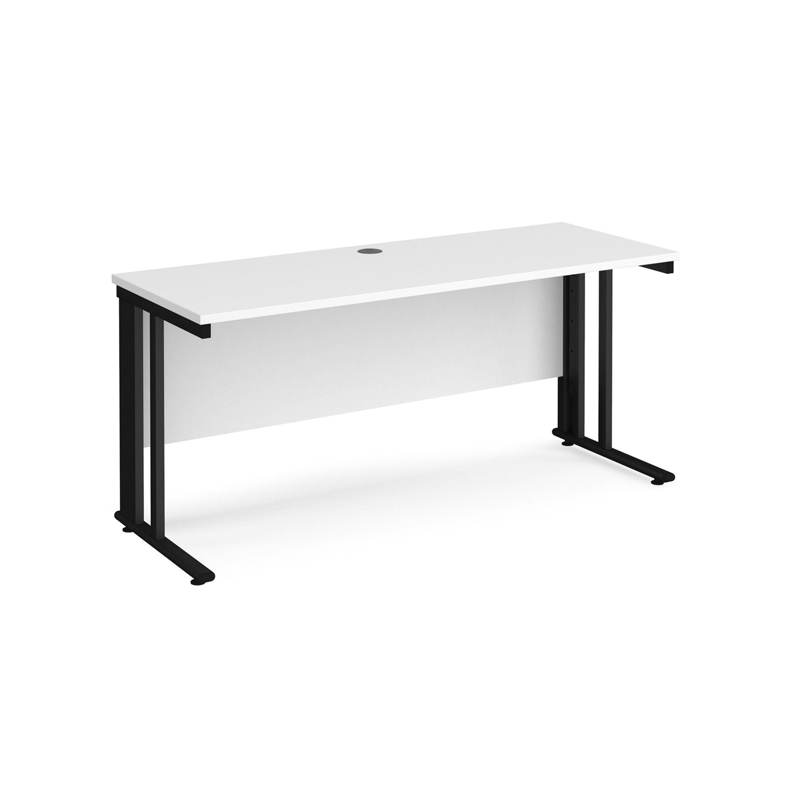 Maestro 25 cable managed leg straight desk 600 deep - Office Products Online