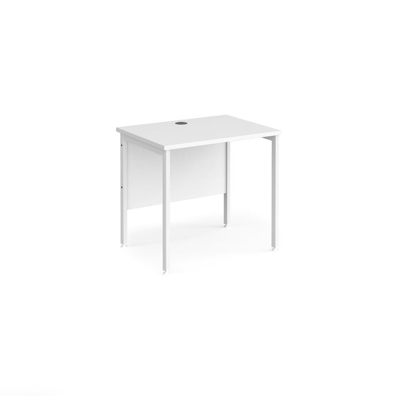 Maestro 25 H-Frame leg straight desk 600 deep - Office Products Online