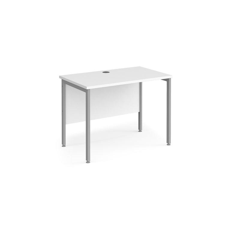 Maestro 25 H-Frame leg straight desk 600 deep - Office Products Online