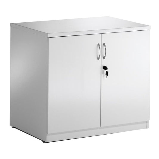 Hi-Gloss High Gloss Cupboard - 800x600x720mm, MFC Material, Self-Assembly, 2 Adjustable Shelves, Lockable Doors, 5-Year Guarantee